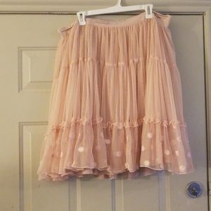 Light Pink Polka Dot TuTu Vibe Skirt